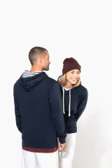 Sudadera con capucha de forro contrastado - Unisex