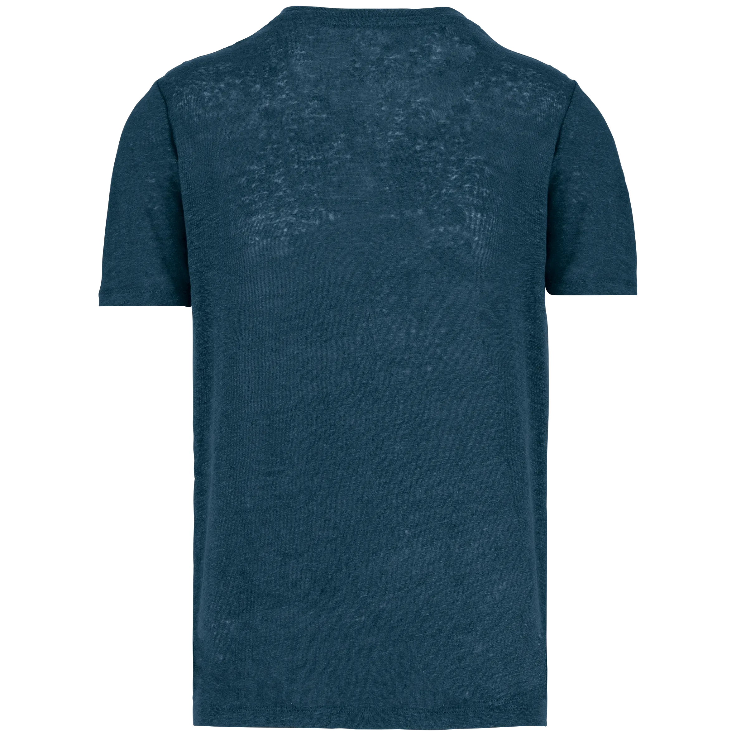 Camiseta lino cuello redondo hombre