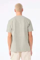 Camiseta de efecto lavado gruesa unisex