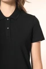 Polo Supima® manga corta mujer