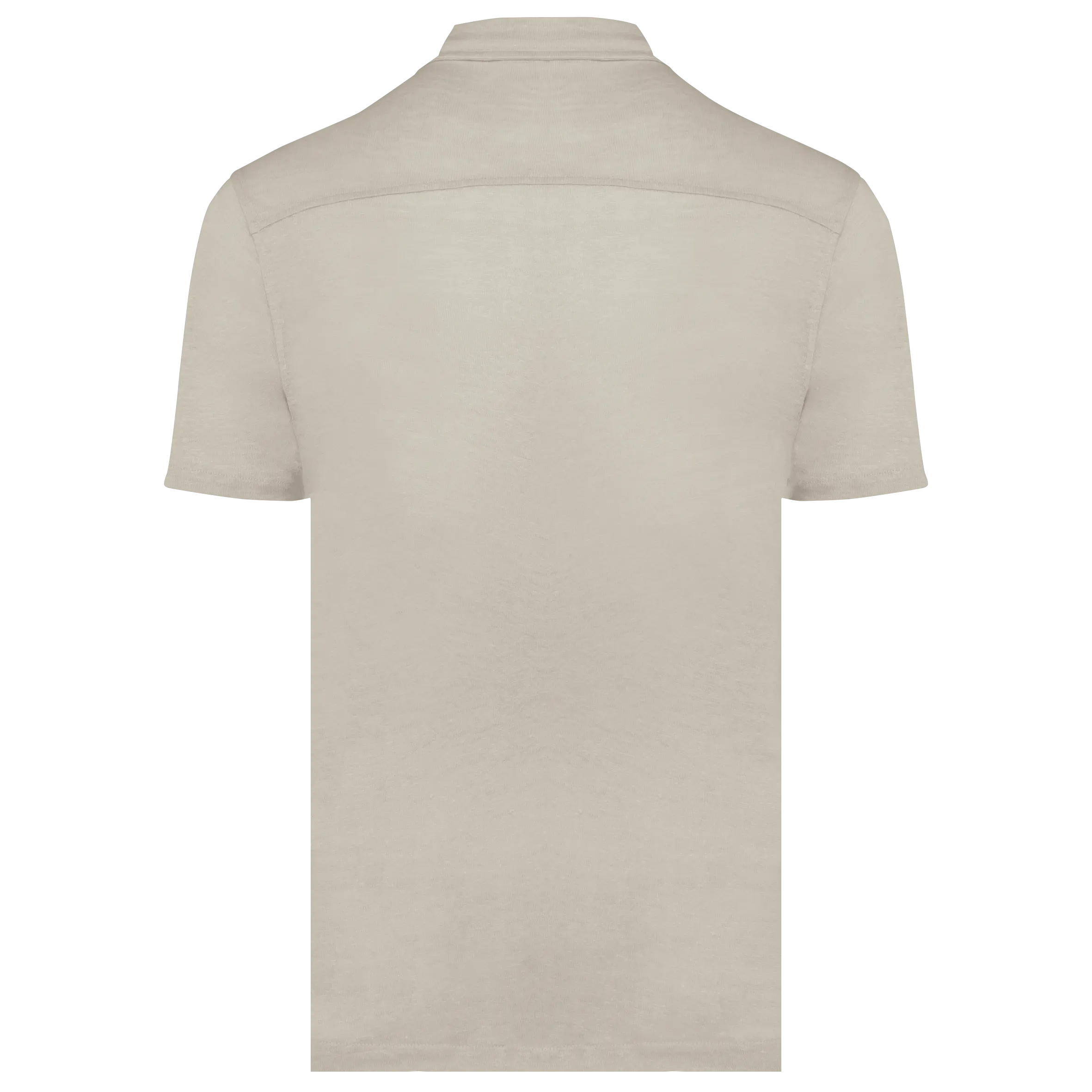 Camisa manga corta de lino hombre