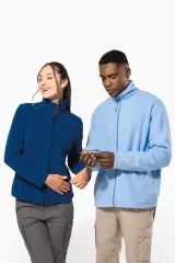 Chaqueta micropolar con cremallera mujer
