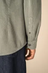 Sobrecamisa ecorresponsable efecto lavado de pana hombre