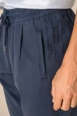 Pantalón ecorresponsable efecto lavado de Lyocell mujer