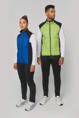 Chaleco deportivo bimaterial unisex